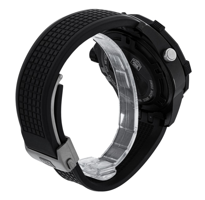 Tag Heuer Aquaracer Black Baton Dial Rubber Strap