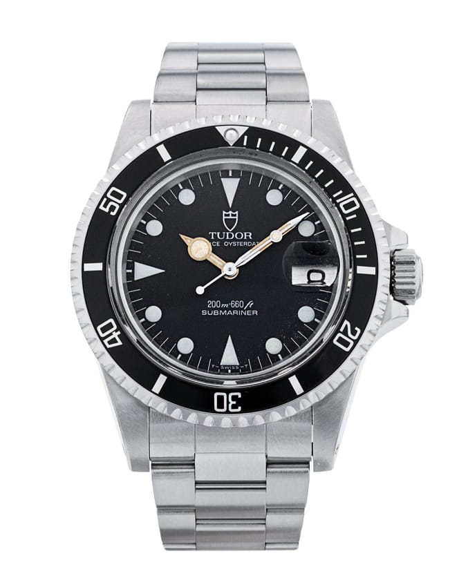 Tudor Submariner 76100 - Black Dial & Bracelet Strap