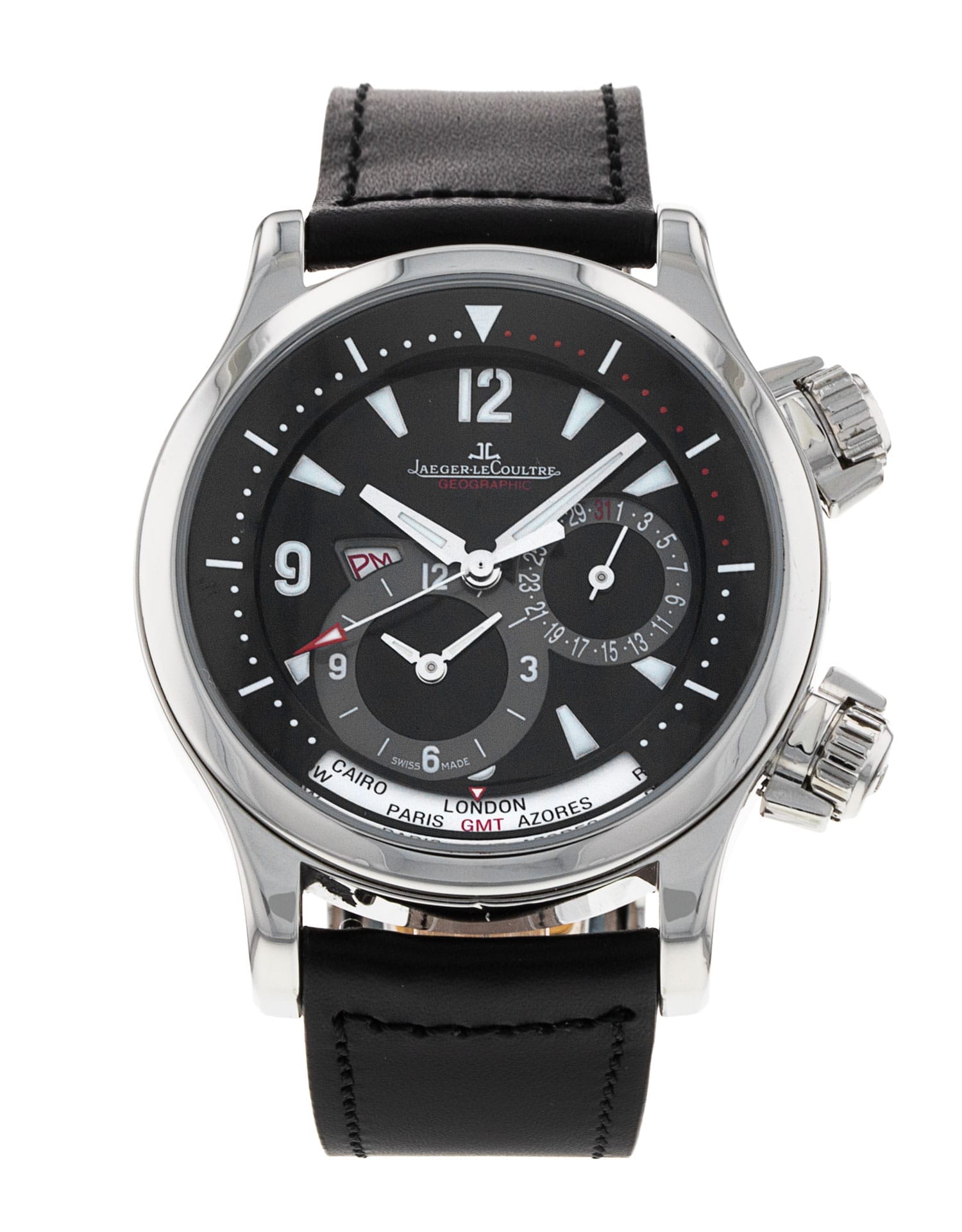 Pre-Owned Jaeger-LeCoultre Master Compressor Geographic Watch