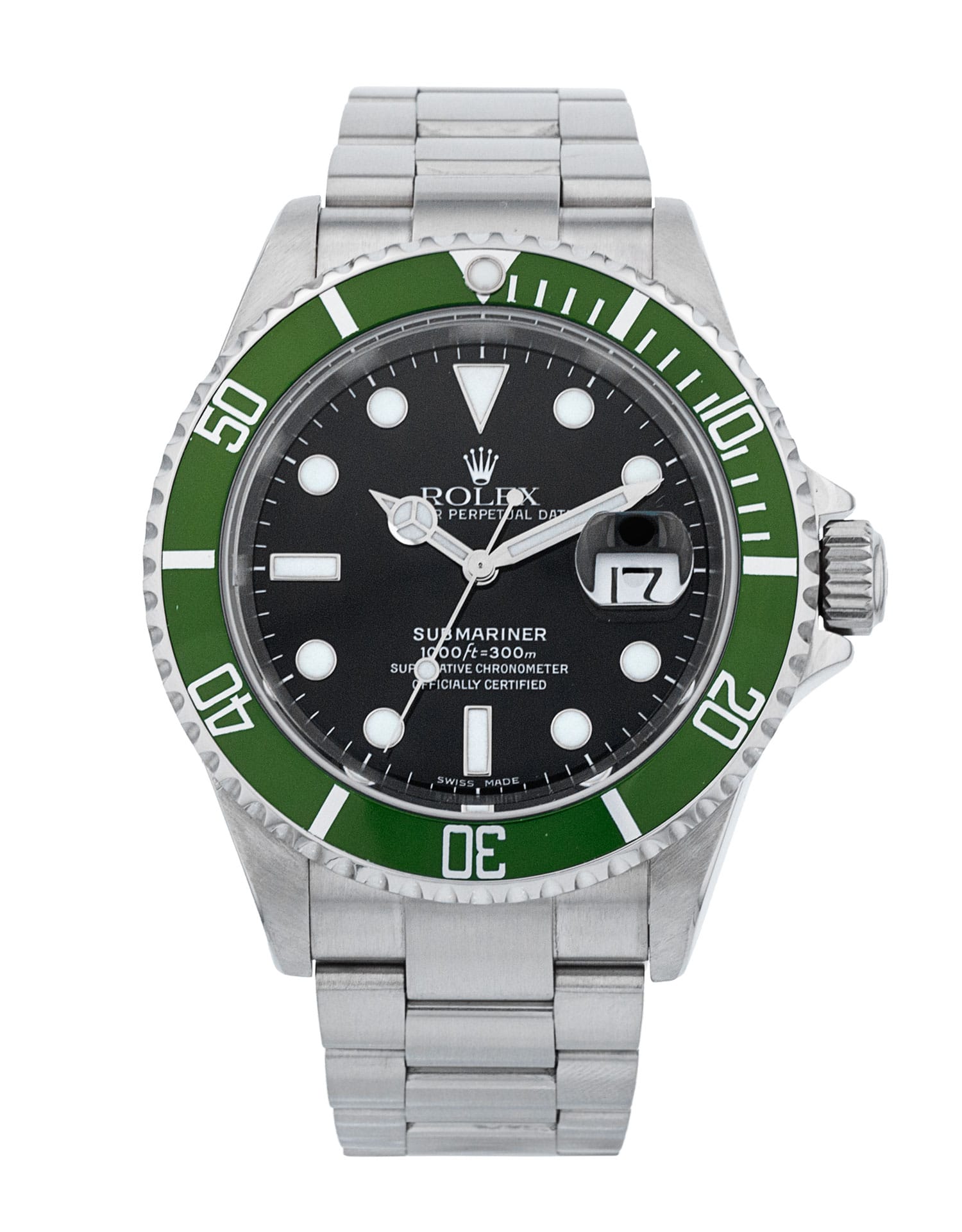 Rolex Submariner 16610 LV Flat Four Thumbnail 1
