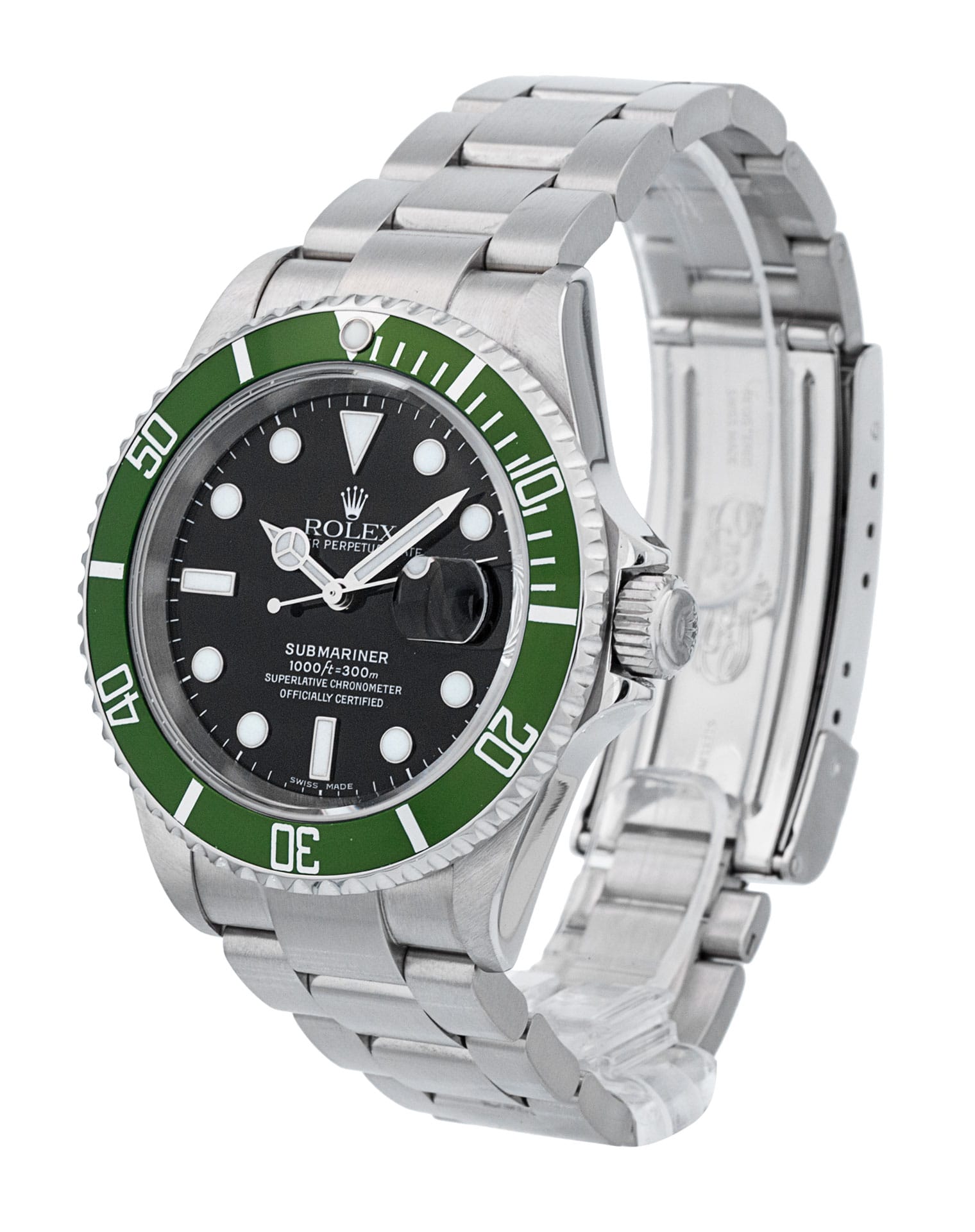 Rolex Submariner 16610 LV Flat Four Thumbnail 2