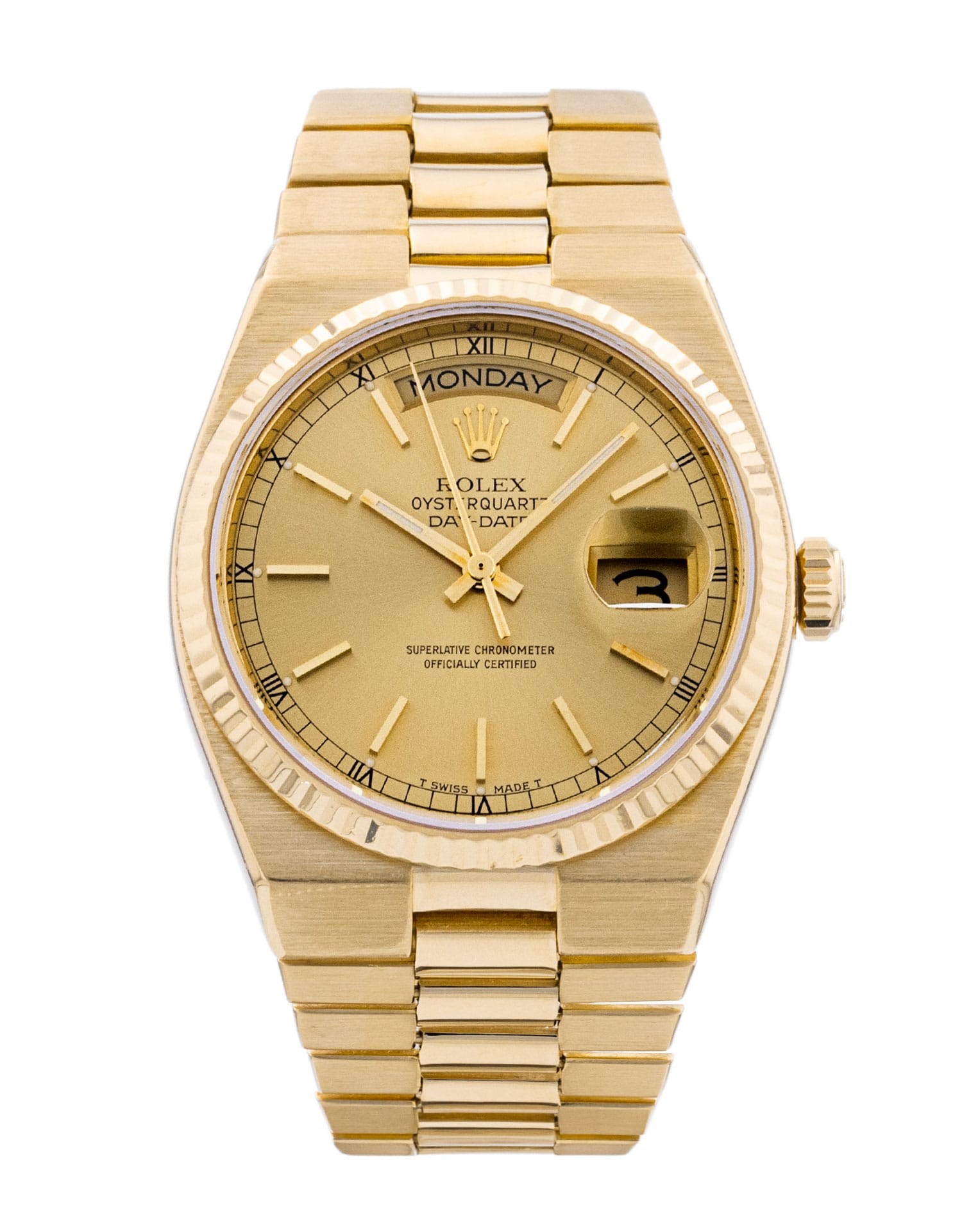 Pre-Owned Rolex Oysterquartz Day-Date Watch