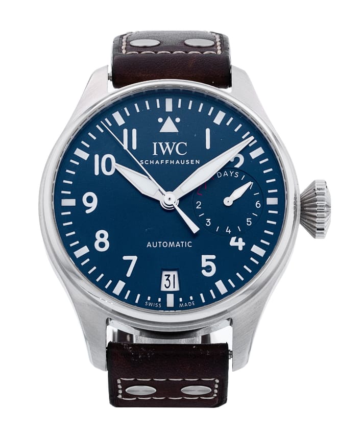 IWC Big Pilot's Watch Edition "Le Petit Prince" Stainless Steel / Blue / Leather IW501002