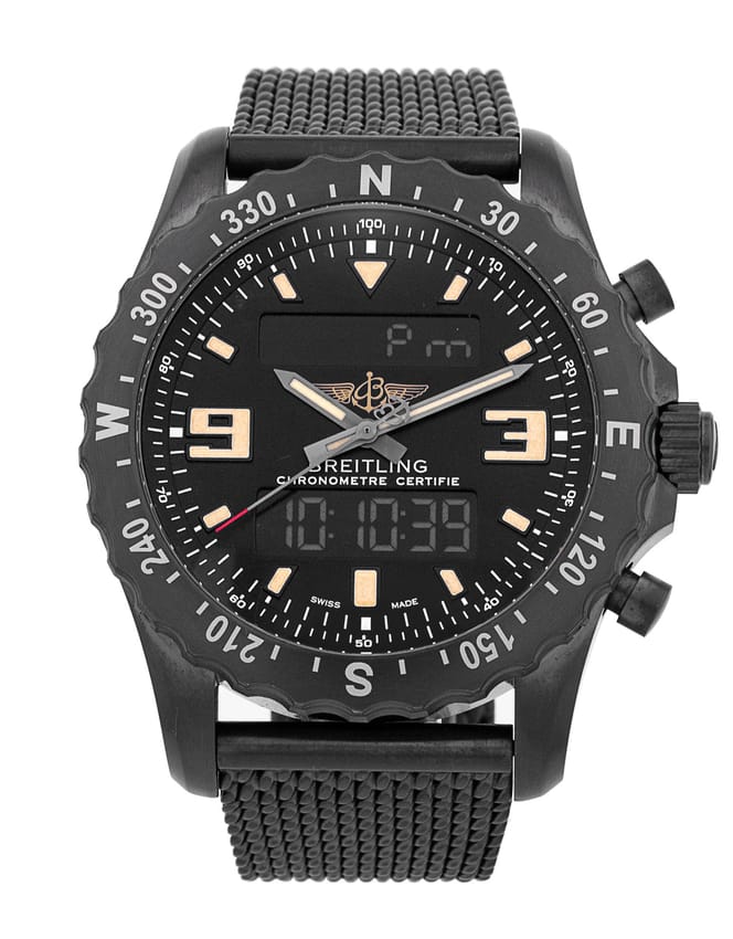Breitling Chronospace - Black Quarter Arabic Dial