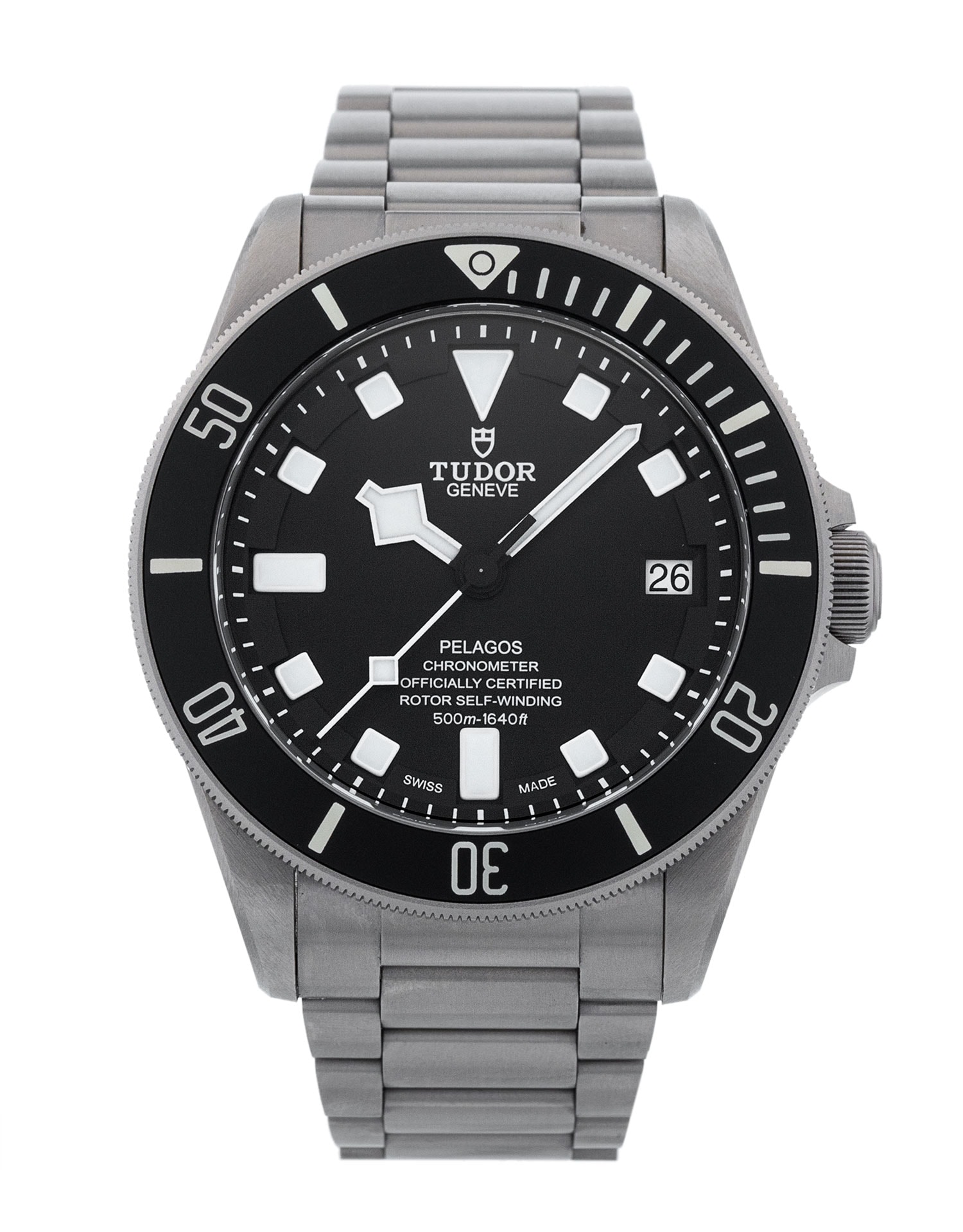 Tudor Pelagos M25600TN-0001 Black Dial Bracelet Strap