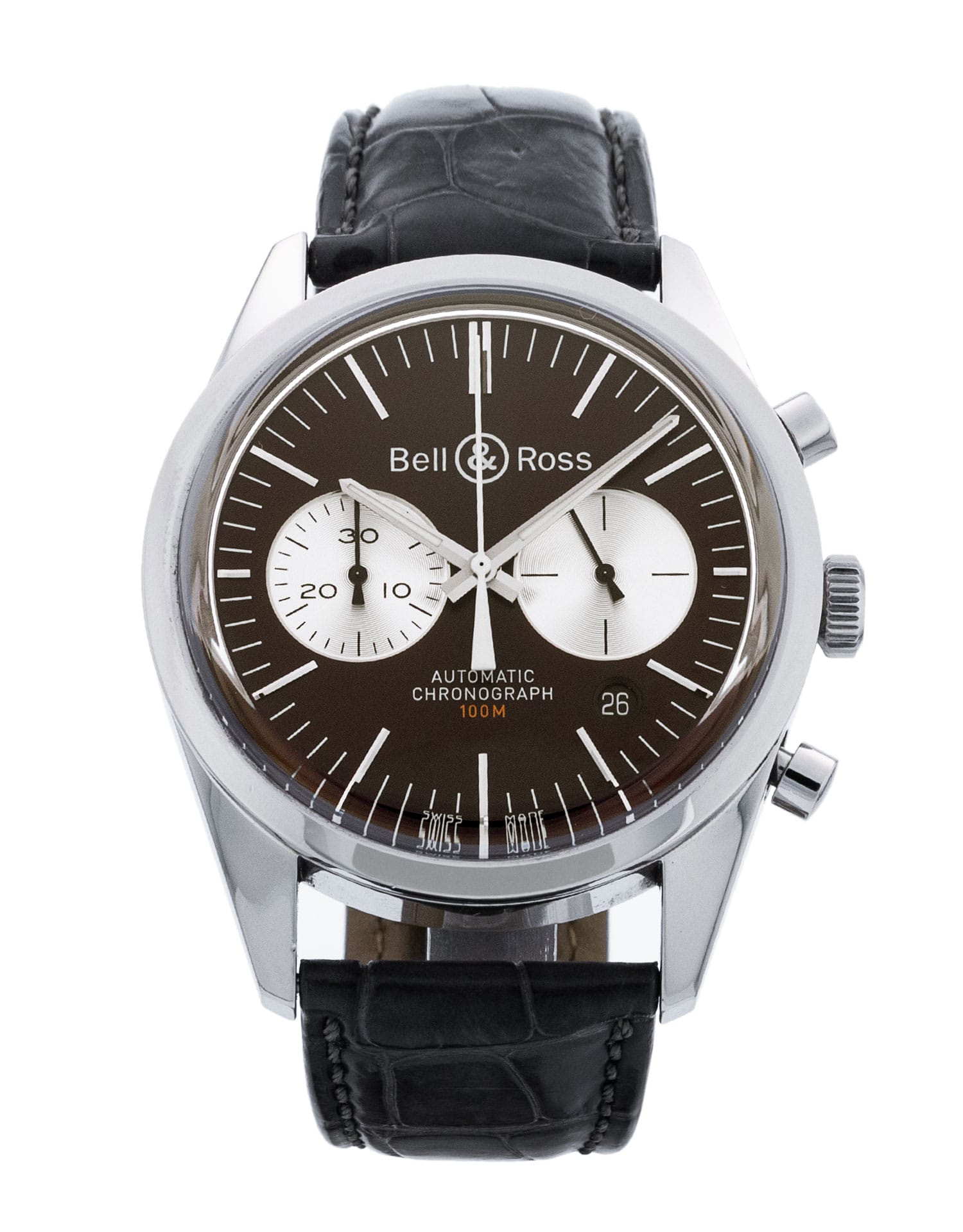 Bell and Ross Vintage 126 BRG126-BRN-ST/SCR