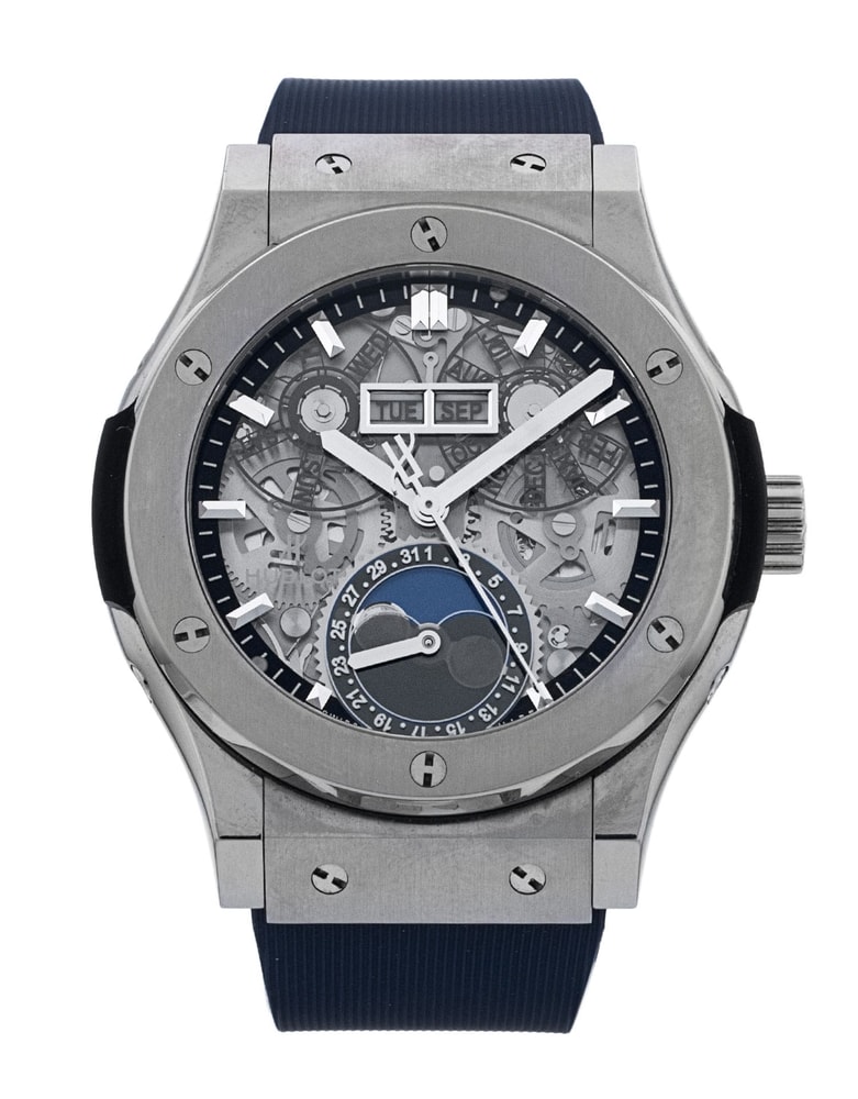 Hublot Classic Fusion Skeleton Dial Rubber Strap - Main Image