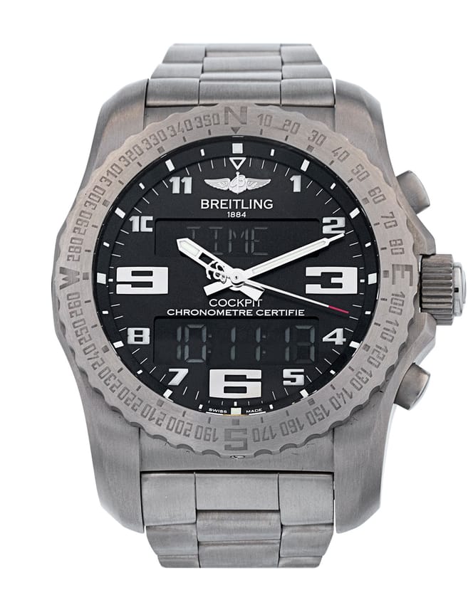 Breitling Cockpit B50 - Grey Arabic Dial & Bracelet Strap