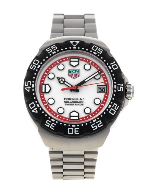Tag Heuer Formula cadran Blanc et un bracelet e Bracelet