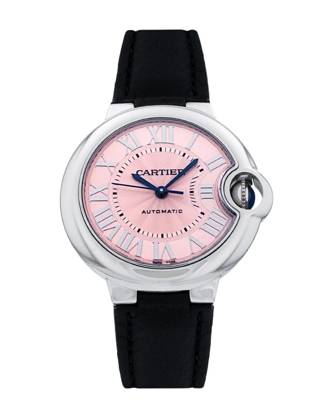 Cartier Ballon Bleu - Pink Roman Numeral Dial