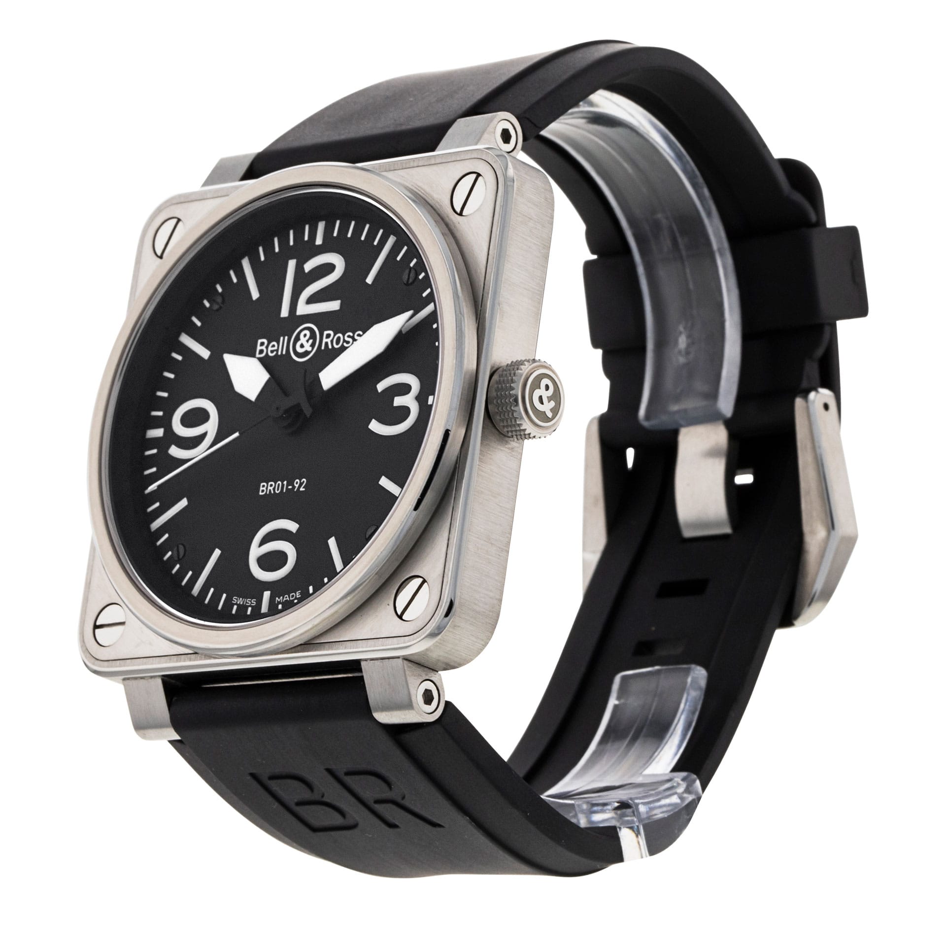 Bell and Ross BR01-92 - Black Quarter Arabic Dial