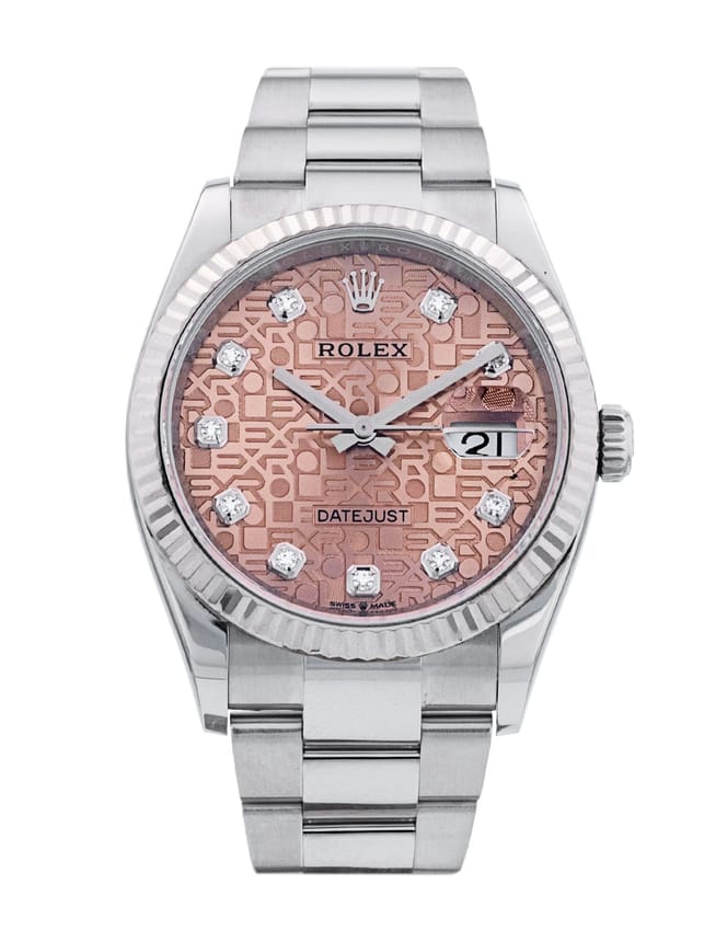 Rolex Datejust - Pink Jubilee Diamond Dial & Bracelet Strap