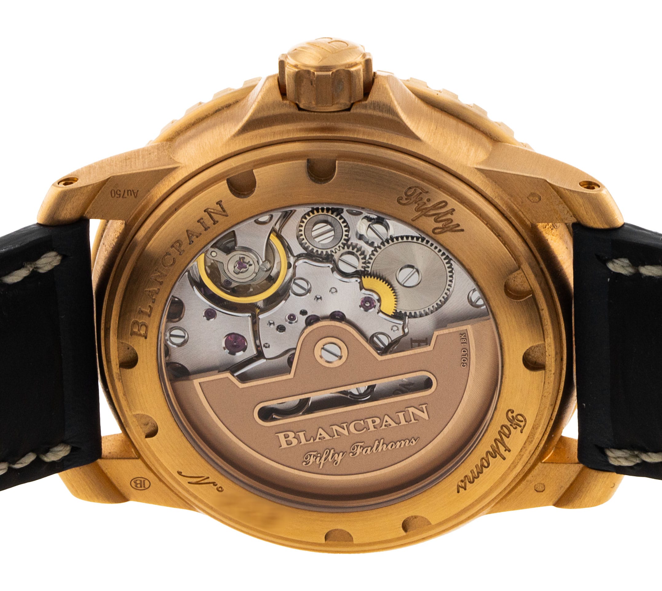 Blancpain Fifty Fathoms Blue Quarter Arabic Dial