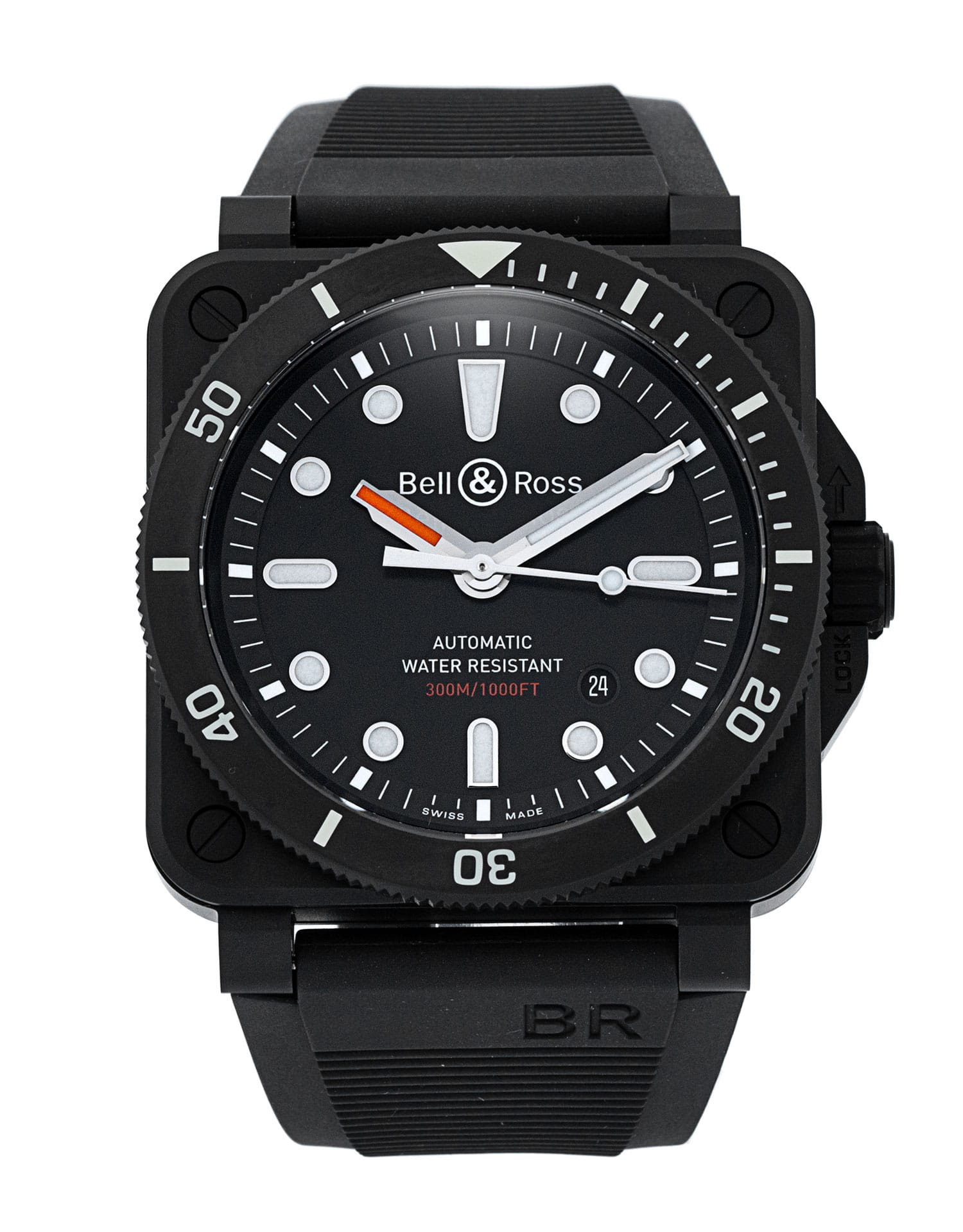 Bell and Ross BR03-92 BR0392-D-BL-CE/SRB Thumbnail 1