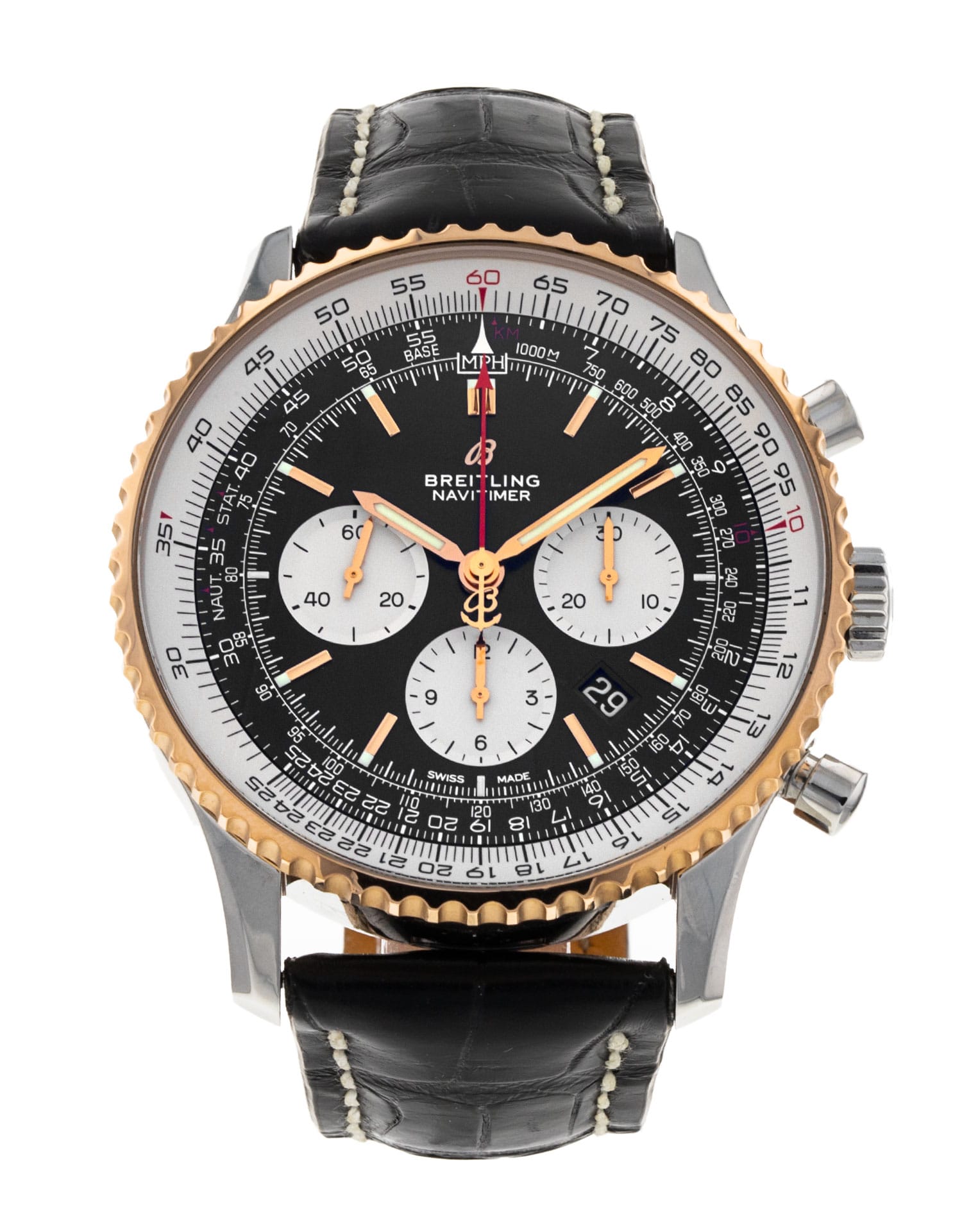 Pre-Owned Breitling Navitimers Watch