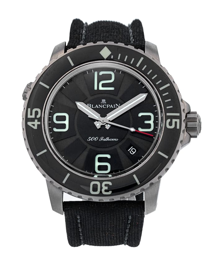 Blancpain Fifty Fathoms - Black Quarter Arabic Dial