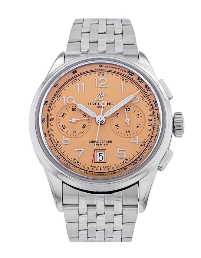 Breitling Premier B01 - Copper Arabic Dial & Bracelet Strap