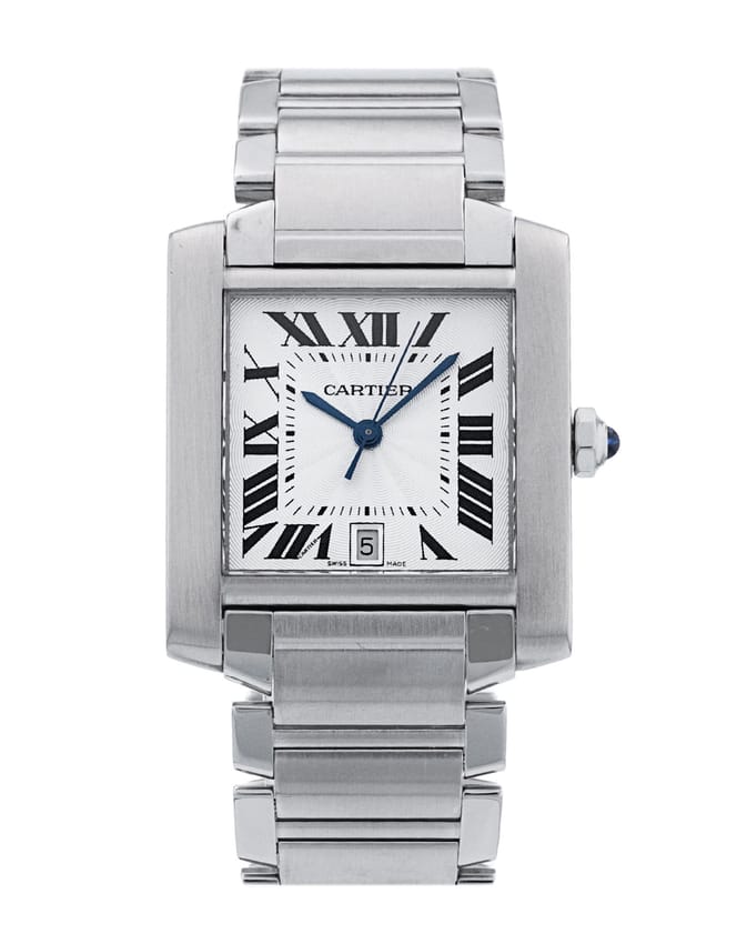 Cartier Tank Francaise - Silver Roman Numeral Dial