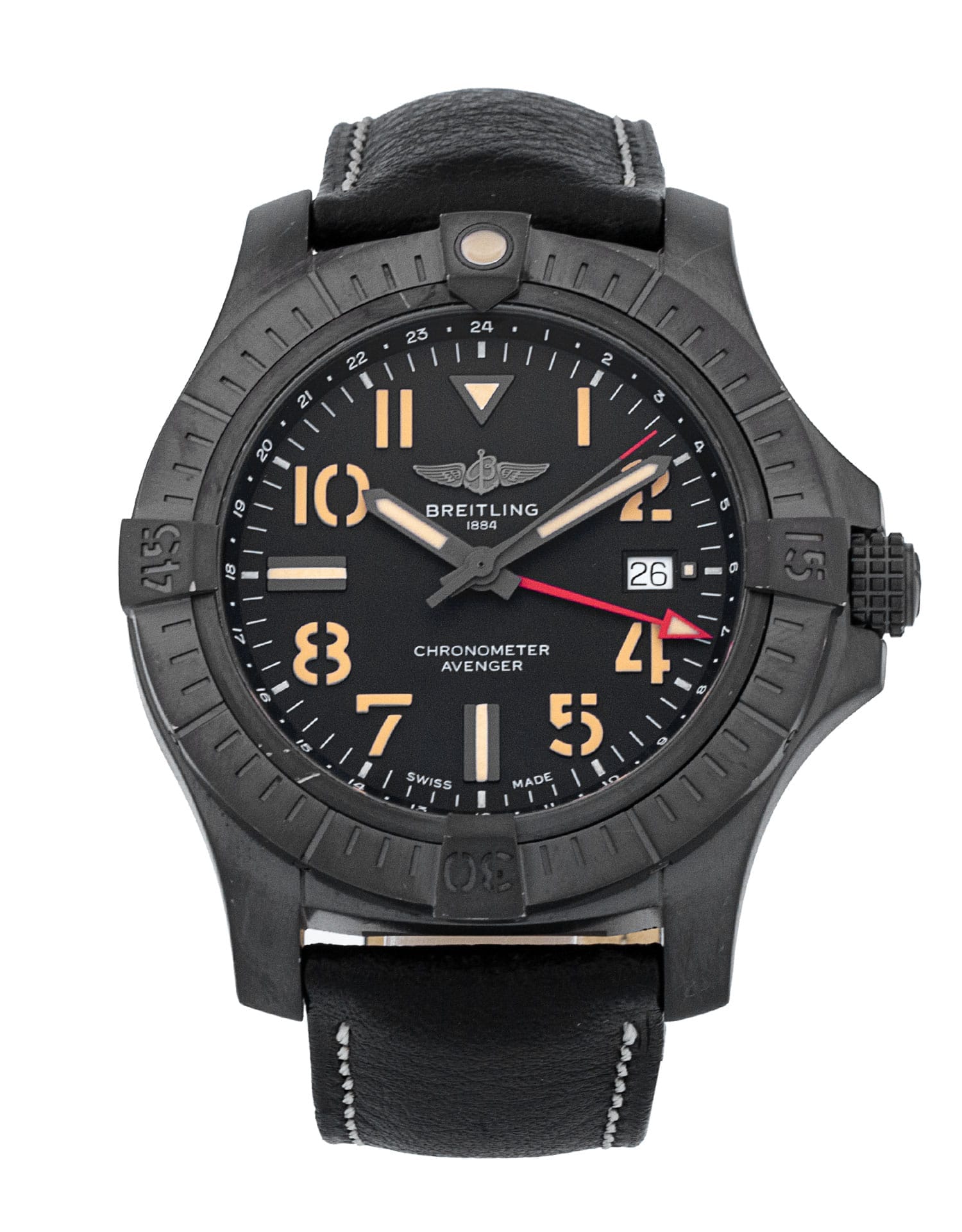 Pre-Owned Breitling Avenger Automatic GMT 45 Night Mission Watch