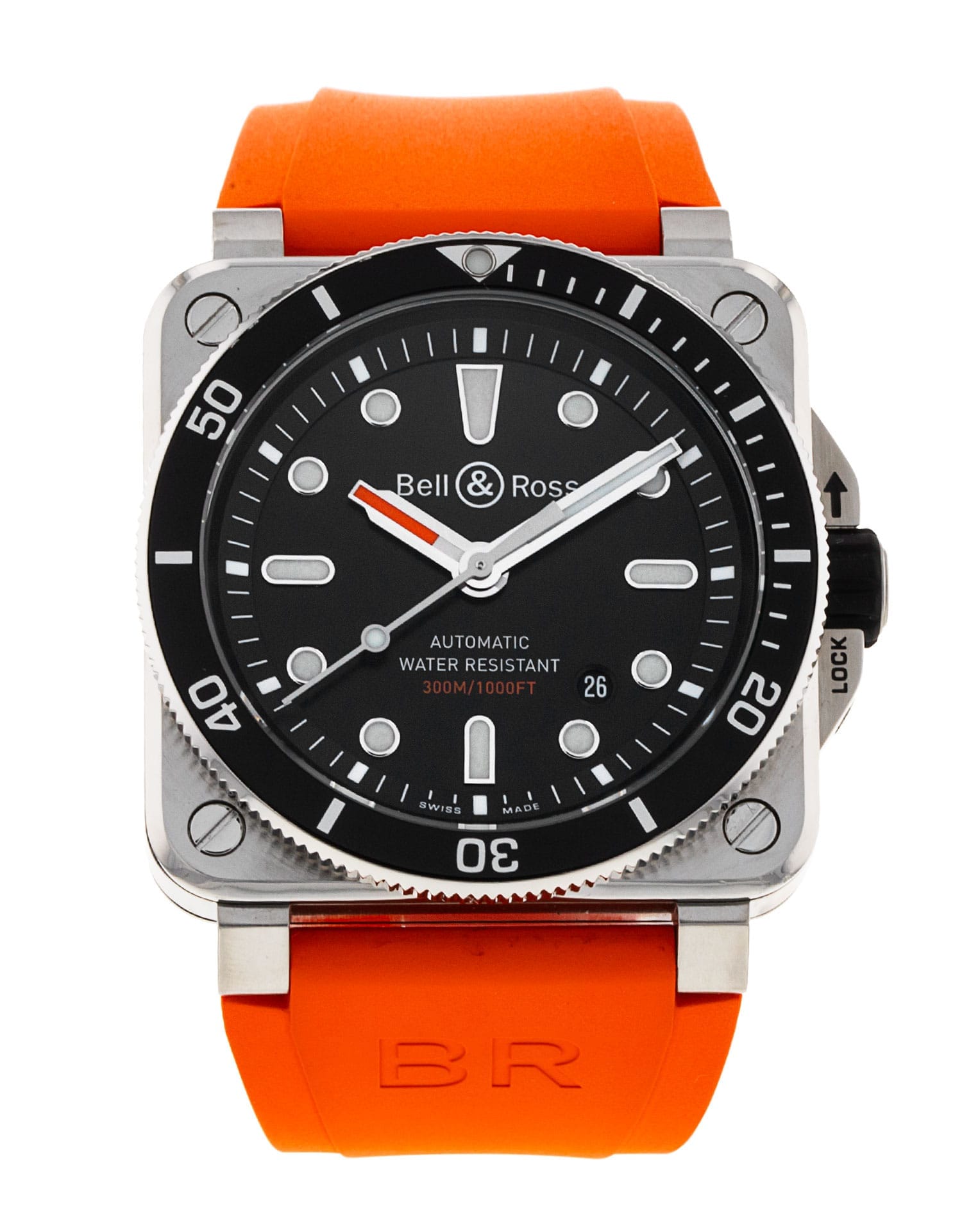 Bell and Ross BR03-92 BR0392-D-BL-ST/SRB Thumbnail 1