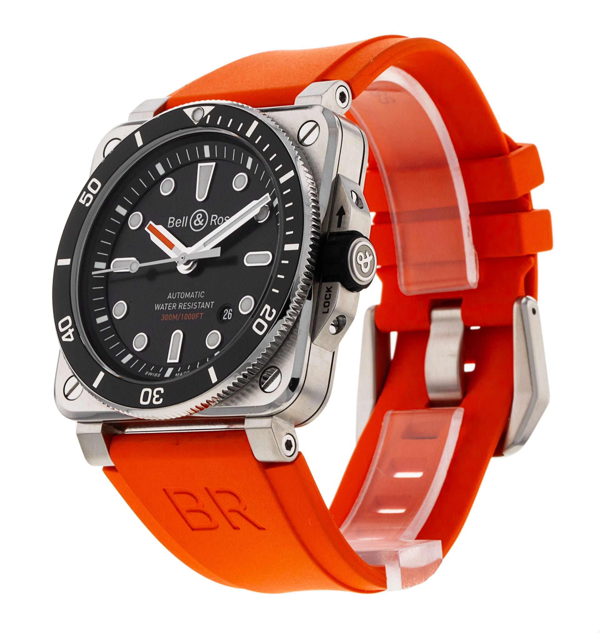 Bell and Ross BR03-92 BR0392-D-BL-ST/SRB Thumbnail 2