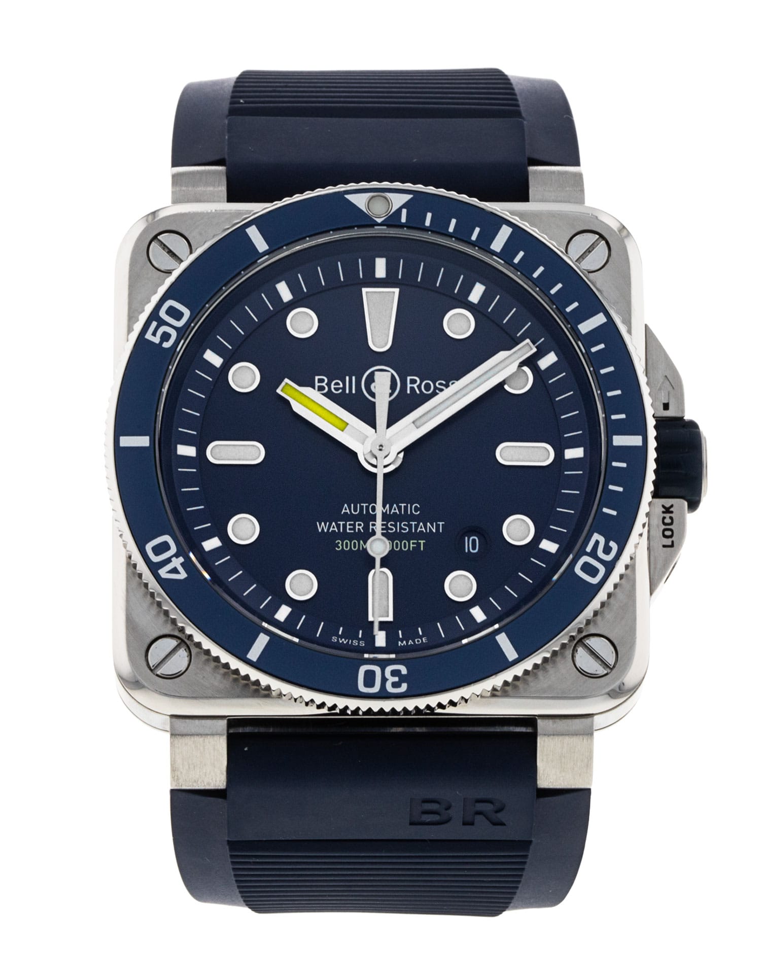 Bell and Ross BR03-92 BR0392-D-BU-ST/SRB Thumbnail 1
