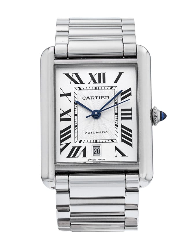 Cartier Tank Must - Silver Roman Numeral Dial
