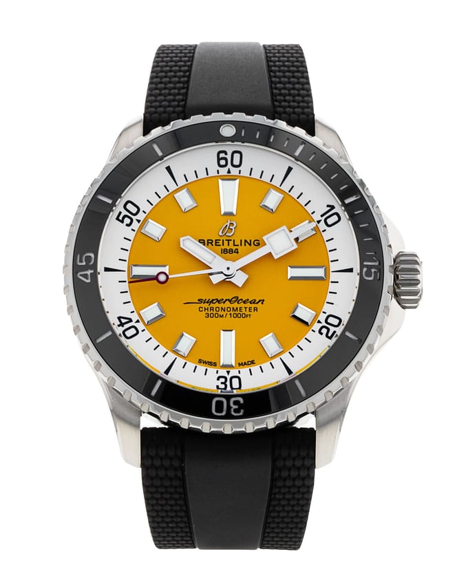 Breitling SuperOcean Automatic 42 - Yellow Dial