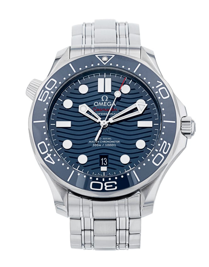 Omega Seamaster Diver 300m - Blue Dial & Bracelet Strap