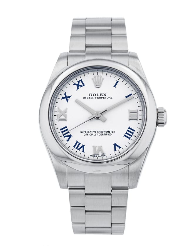 Rolex Lady Oyster Perpetual - White Roman Numeral Dial