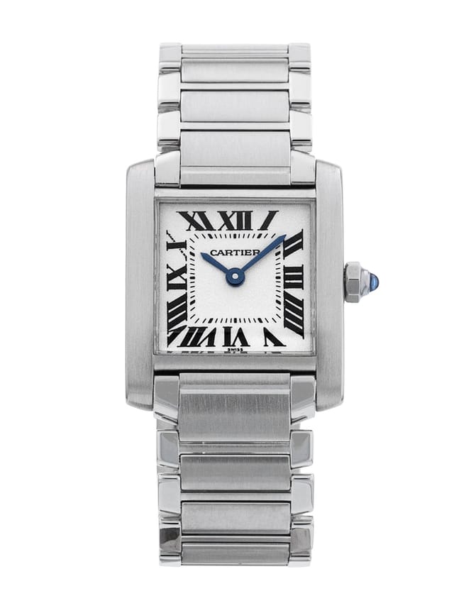 Cartier Tank Francaise - Silver Roman Numeral Dial