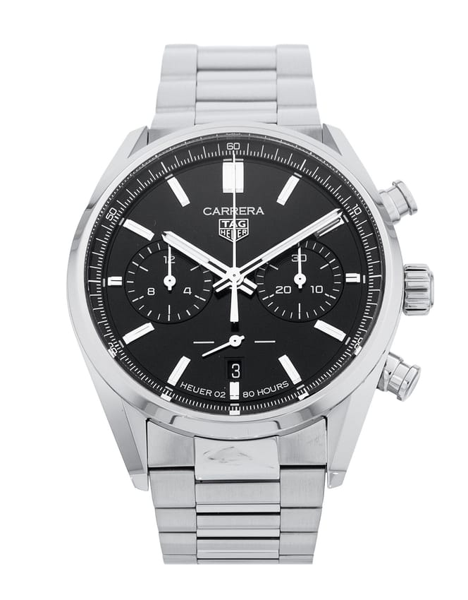 Tag Heuer Carrera - Black Baton Dial & Bracelet Strap