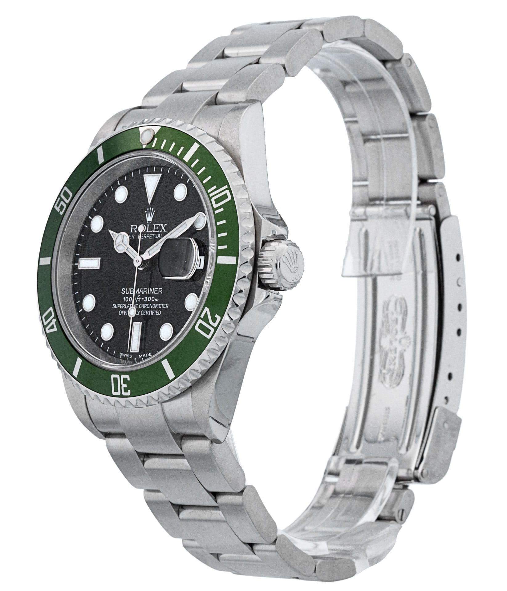 Rolex Submariner 16610 LV Flat Four Thumbnail 2