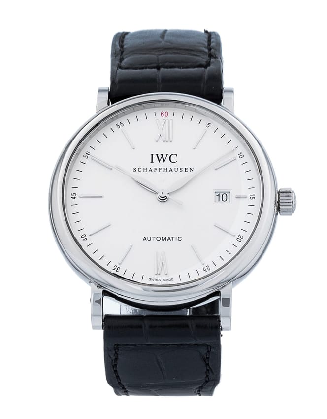 IWC Portofino Automatic - Silver Quarter Roman Numeral Dial