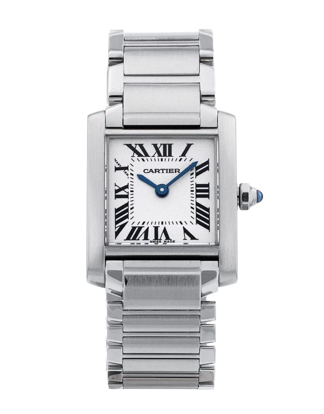 Cartier Tank Francaise - Silver Roman Numeral Dial