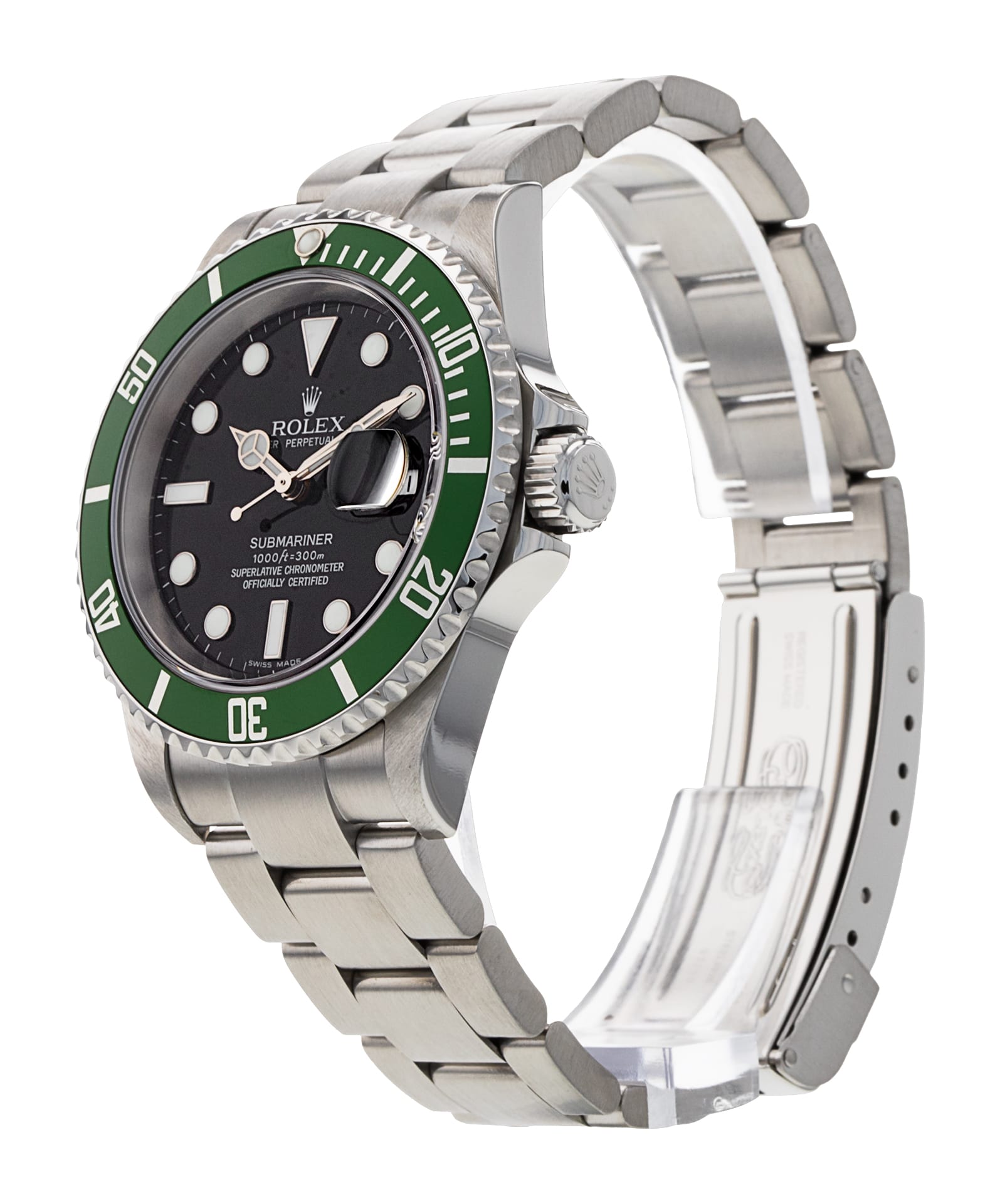 Rolex Submariner 16610 LV Flat Four Thumbnail 2