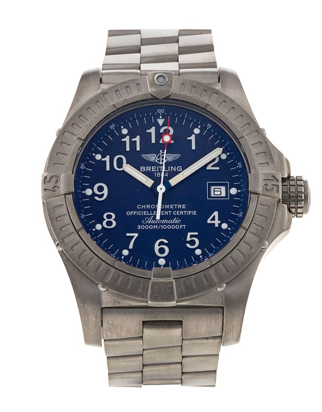 Breitling Avenger Seawolf - Blue Arabic Dial