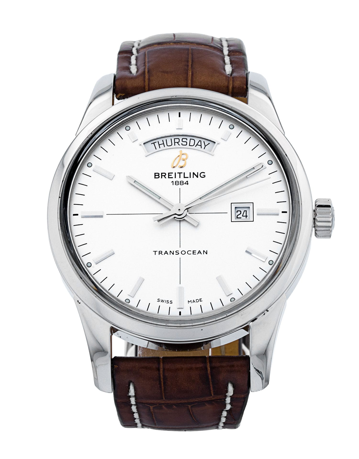 Pre-Owned Breitling Transocean Watch