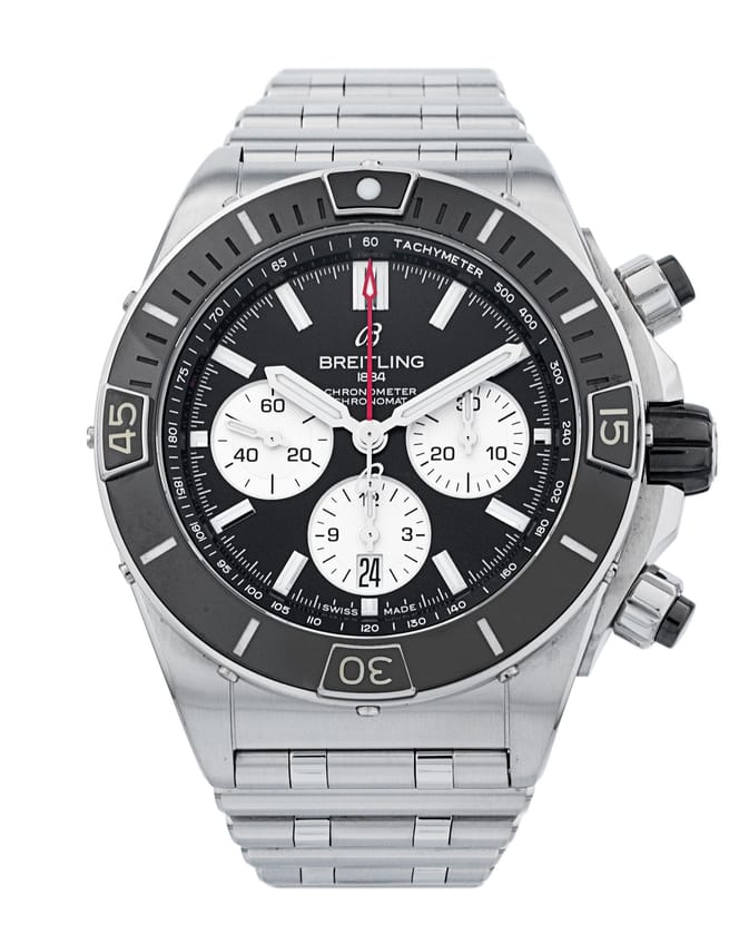 Breitling Super Chronomat B01 44 - Black Baton Dial