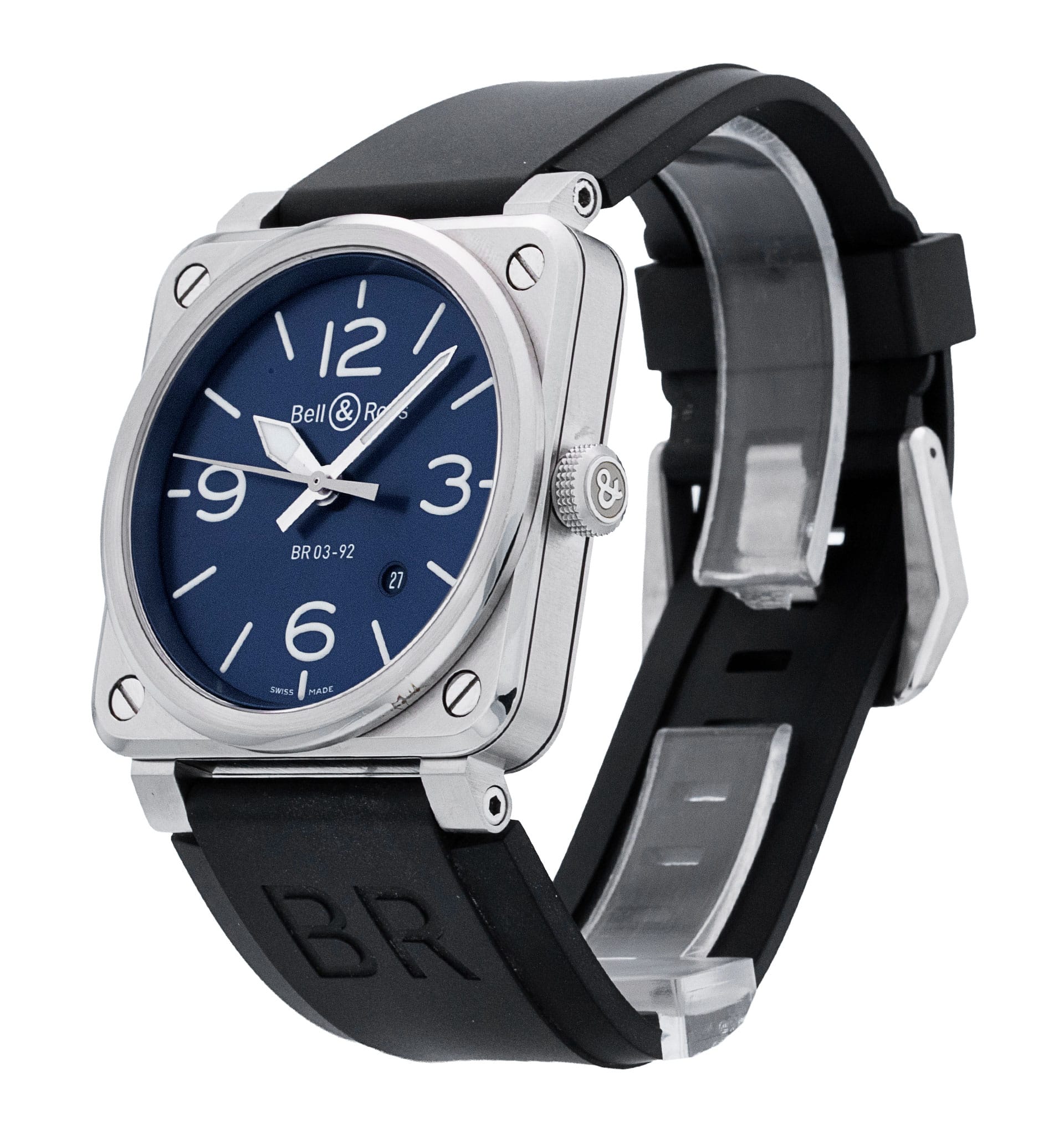 Bell and Ross BR03-92 BR0392-BLU-ST/SCA Thumbnail 2
