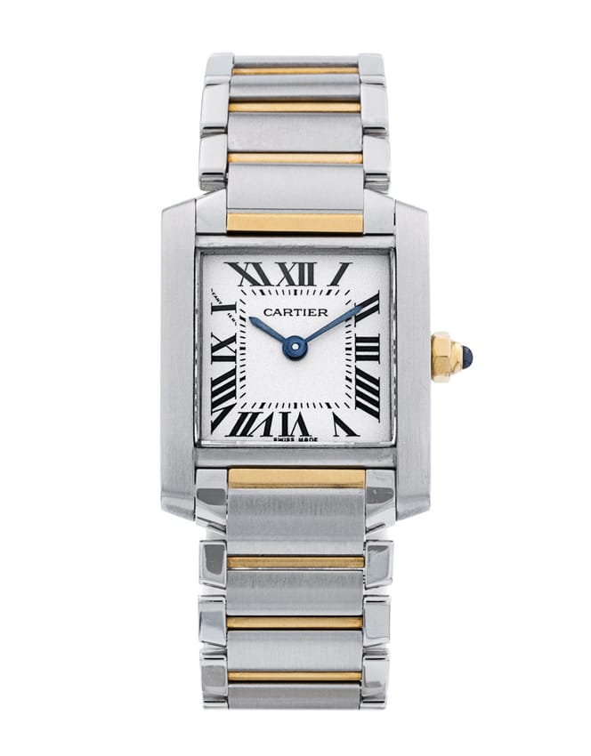 Cartier Tank Francaise - Silver Roman Numeral Dial