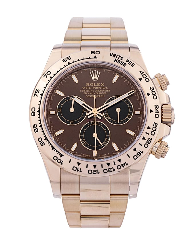 Rolex Daytona 126505 - Chocolate Baton Dial & Bracelet Strap