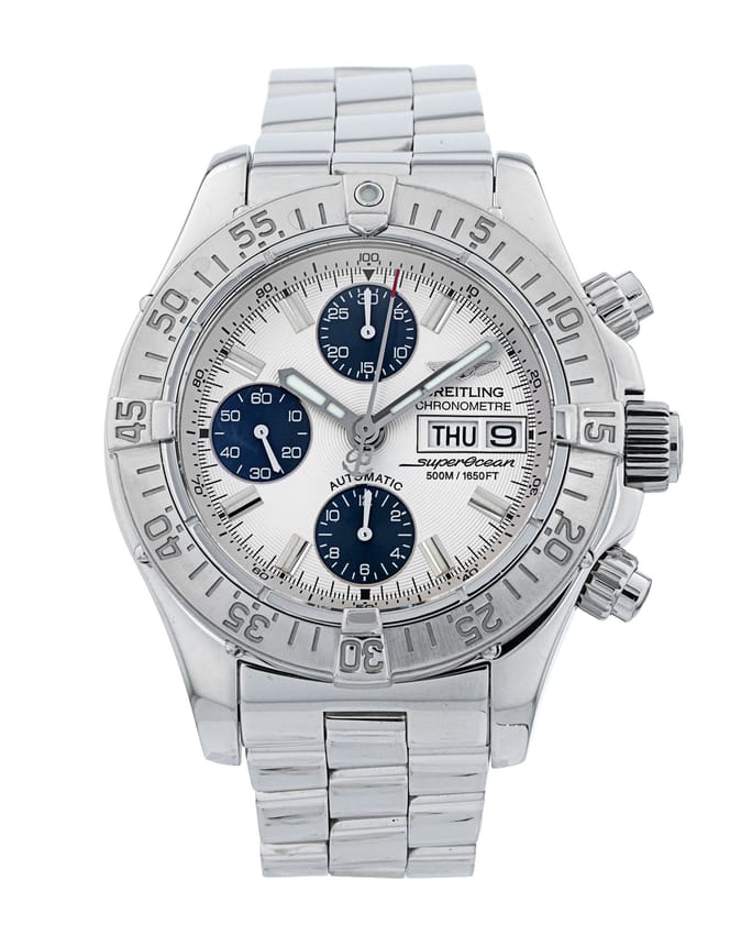 Breitling SuperOcean Chrono - Silver Baton Dial
