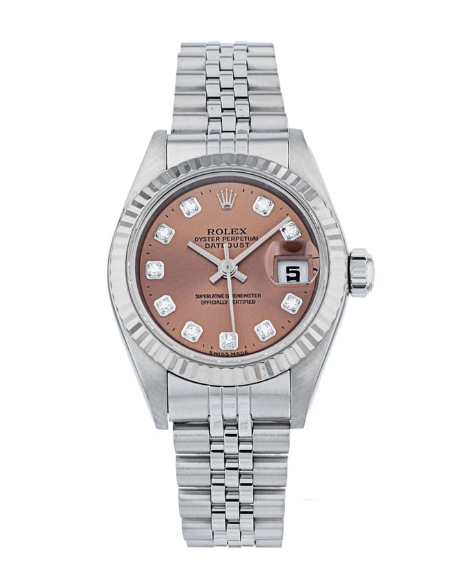 Rolex Datejust Lady - Salmon Diamond Dial & Bracelet Strap