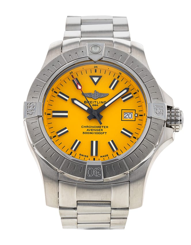 Breitling Avenger Automatic 45 - Yellow Baton Dial