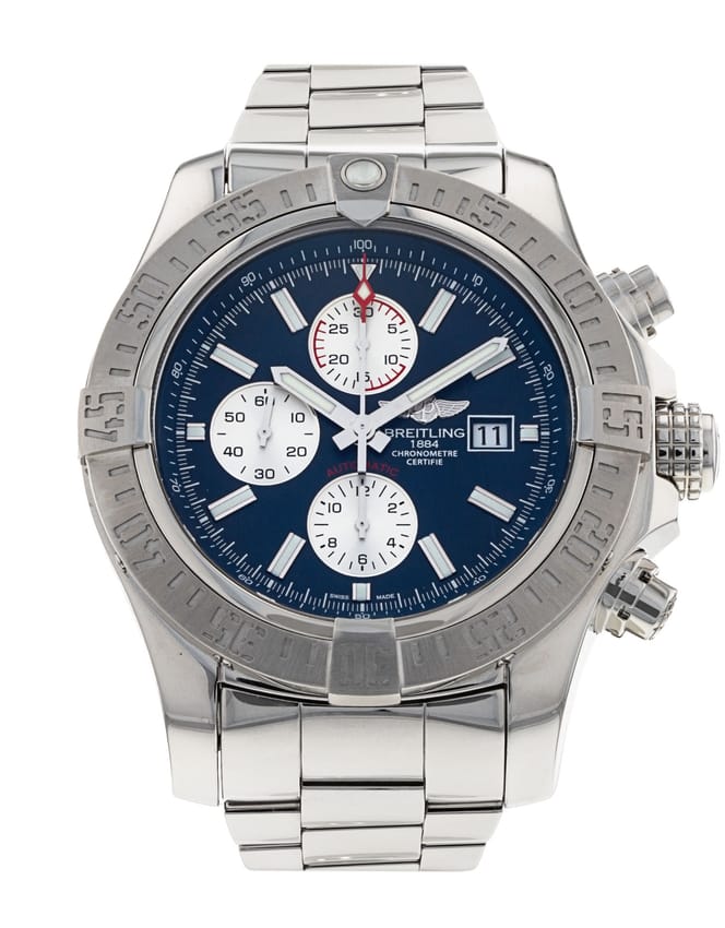 Breitling Super Avenger II - Blue Baton Dial