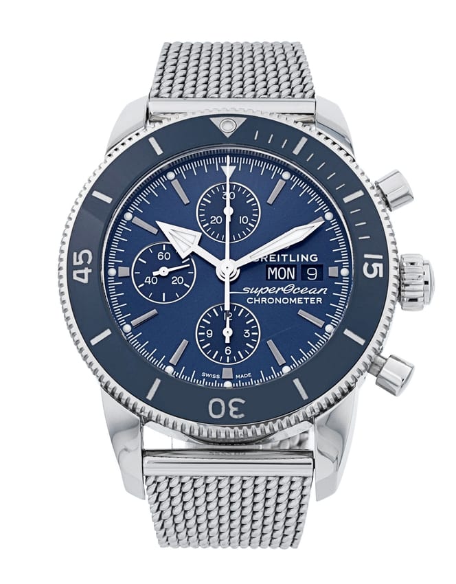Breitling SuperOcean Heritage Chronograph 44 - Blue Baton Dial
