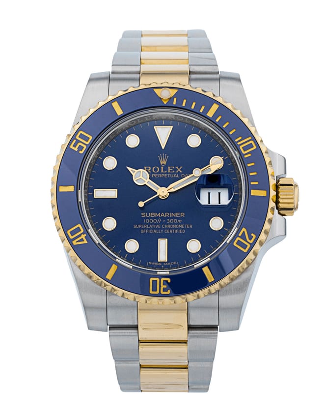 Rolex Submariner - Blue Sunburst Dial & Bracelet Strap