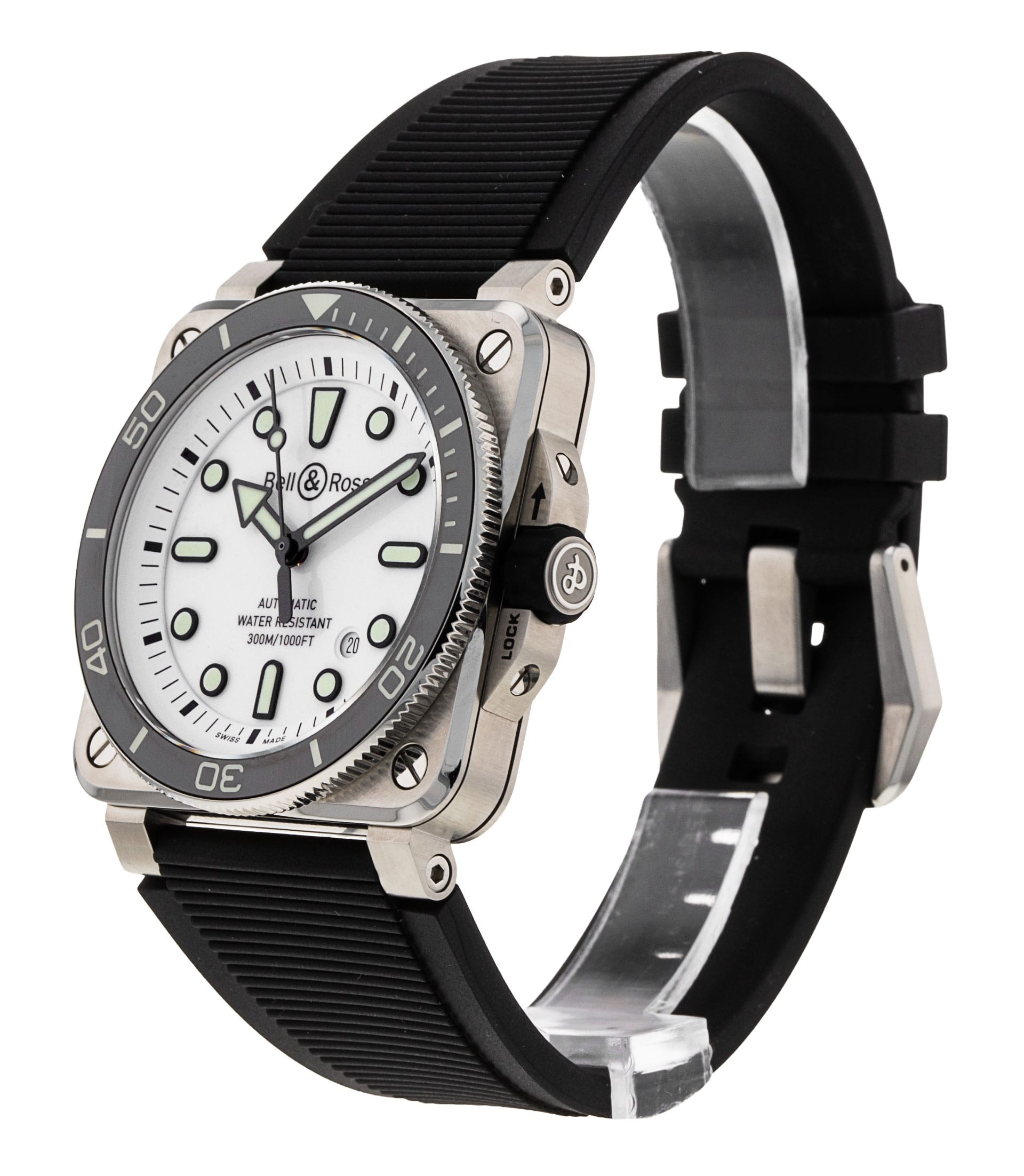 Bell and Ross BR03-92 BR0392-D-WH-ST/SRB Thumbnail 2