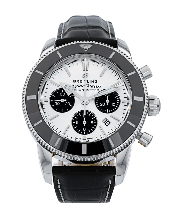 Breitling SuperOcean Heritage B01 Chronograph 44 - Silver Baton Dial